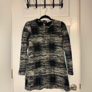 BCBG Black and White Mini Dress- Size Small